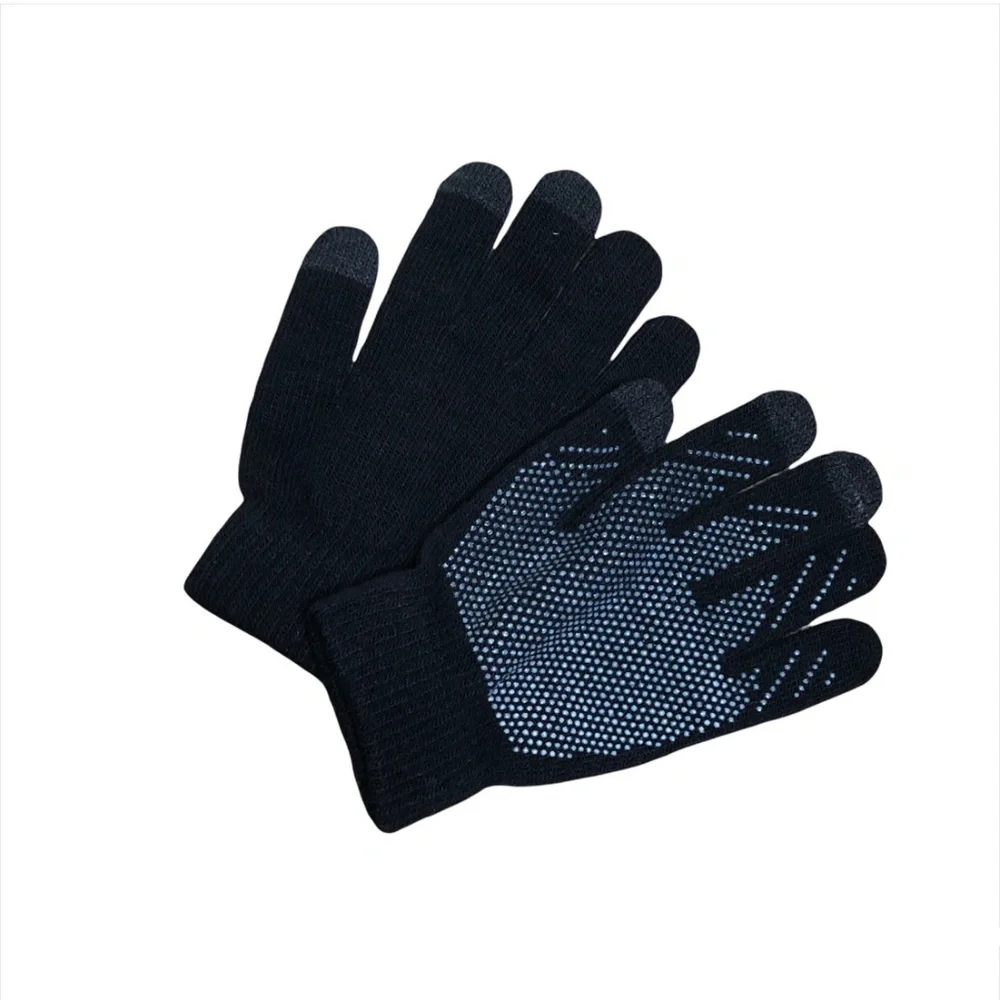 Women's Winter touchscreen Gloves Anti-skid Black Gloves